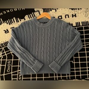 Gap | 100% Cotton Cable Crew Neck Sweater